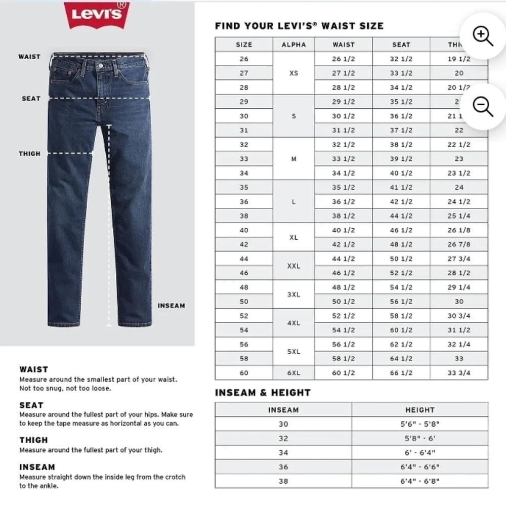 Levi's Men's 505 Regular Fit JeansSize 36X32